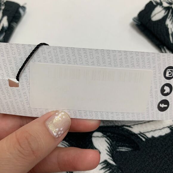 Boohoo Mini Dress Womens 8 Floral Print 3/4 Sleeves Pullover Stretch Boat Neck - Picture 11 of 13